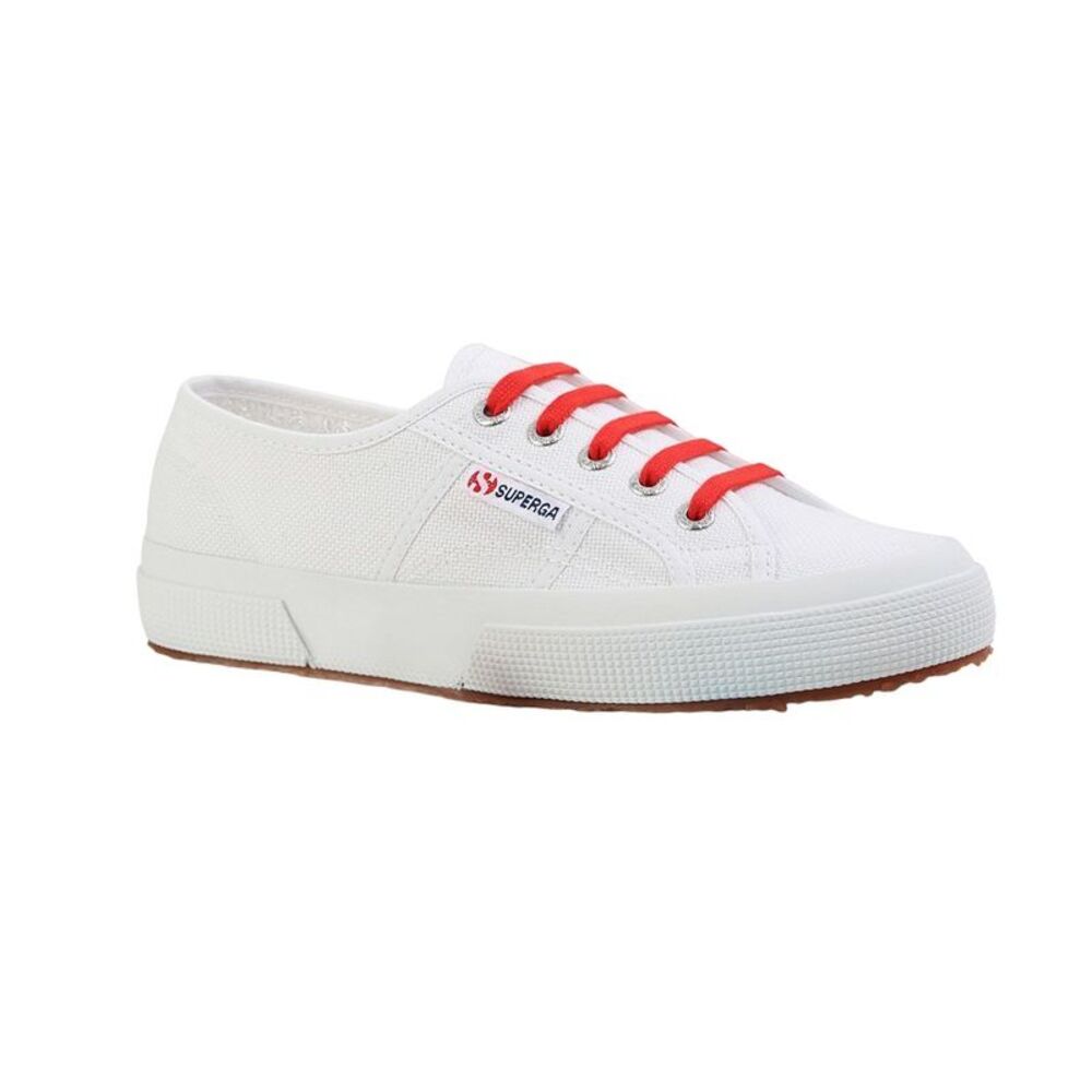 Superga Plain Cotton Shoe Laces / Red